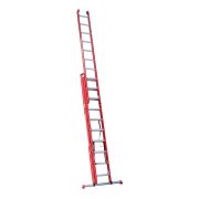 4tecx Reformladder 3-delig aluminium 3 x 10 met stalen balk