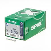Spax Spaanplaatschroef platverzonken kop verzinkt pozidriv 5.0x50mm (per 200 stuks)
