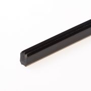 Heering Inleg trapstrip kunststof met i-profiel zwart 8 x 11mm