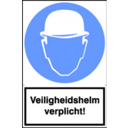 Artelli Sticker Veiligheidshelm verplicht!