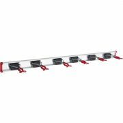 Gereedschaphouderrail lengte geleiderail 1.000 mm houder6 aluminium