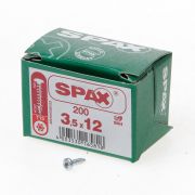 Spax Spaanplaatschroef cilinderkop verzinkt T-Star T15 3.5x12mm (per 1000 stuks)