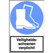 Artelli Sticker Veiligheids schoenen verplicht!