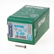 Spax Spaanplaatschroef platverzonken kop RVS pozidriv 6.0x40mm (per 200 stuks)