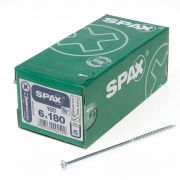 Spax Spaanplaatschroef platverzonken kop verzinkt pozidriv 6.0x180mm (per 100 stuks)