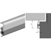 Luvema Tochtstrip opbouw acrylbestendig 2200mm elro 6905.AR