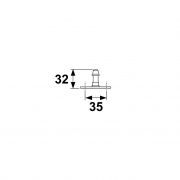 Axa Stelpen penstoel Habilis Nr.18A verzinkt 2465-18-81