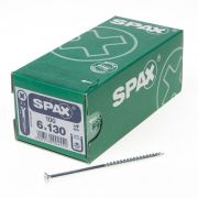Spax Spaanplaatschroef platverzonken kop verzinkt pozidriv 6.0x130mm (per 100 stuks)