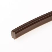 Heering Inleg trapstrip kunststof met i-profiel bruin 8 x 11mm