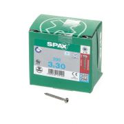 Spax Spaanplaatschroef cilinderkop RVS T-Star T10 3.0x30mm (per 200 stuks)