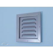 Gavo schoepenrooster 260x260mm - 6-3434S - buitenrooster - aluminium - steengrijs