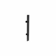 Intersteel Deurgreep - 400 x 40 mm - Mat Zwart