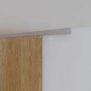 Argenta Xperta schuifdeursysteem 2m rail - Aluminium - Plafondmontage opbouw - Enkele deur - Dubbele softclose - Deurophanging opbouw
