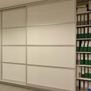 Argenta Symfo 60 kastdeursysteem incl. deurprofiel - 3 deuren - Deurbreedte 1000mm - 3000mm - Grijs - Totaalset