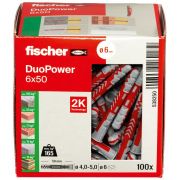 Fischer plug Duopower 6x50mm (100 stuks)