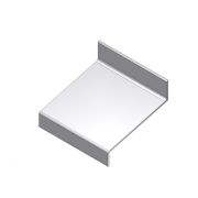 Aluart Waterslagprofiel aluminium brute onbehandeld - hoek 15º - 70mm