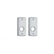 Axa deurrozet - aluminium - f1 aluminium naturel - (lxb) 90x41mm - rechth - voor krukgat