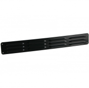 Nedco schoepenrooster - 500x64 - aluminium zwart