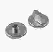 Ami toiletgarnituur - vrij/bezet - rond - ø55x7,5mm - WC 8mm - aluminium - Irox