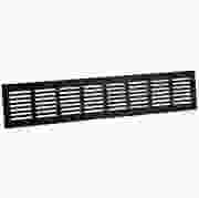 Nedco plintrooster aluminium - 400x80mm