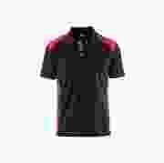 Blaklader polo pique polo 3324-1050 zwart/rood mt M
