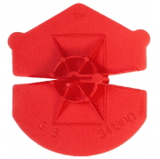 Gb Uniclip rood voor diameter 3.2-4.5 341300