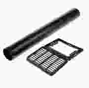 Ubbink Renovatiekoker kunststof zwart  50mm compleet