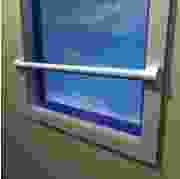 SecuBar Doorvalbeveiliging op de dag wit 1500mm 2010.366.09