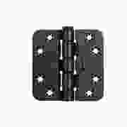 Axa Smart easyfix scharnier ronde hoek zwart 89x89x3mm