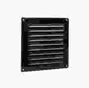 Nedco schoepenrooster - 200x200 - aluminium zwart