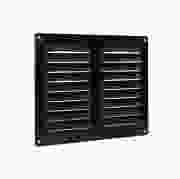 Gavo schoepenrooster - aluminium zwart - 245x195