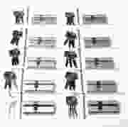 Oxloc Profielcilinder dubbel per 10 gelijksluitend 30t45