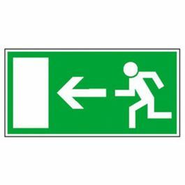 Veiligheidspictogram nooduitgang mindervaliden rechts sticker kopen
