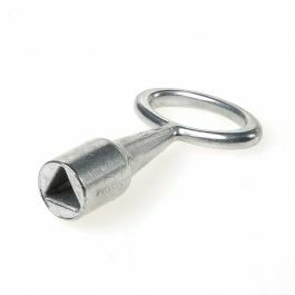 Deurkruk-set, incl. 8mm stift, voor deurdikte 30-60mm, RVS 304