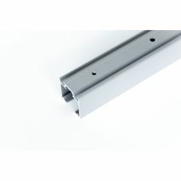 Aluminiumlegering glazen schuifdeurrail set, Aluminium schuifdeurrailset for 3-5 mm glazen en houten deuren, meerdere maten(40cm/15.7in