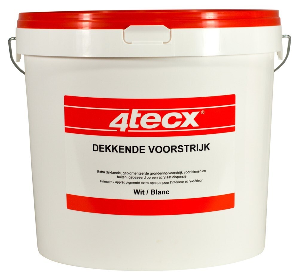 4tecx Voorstrijk wit dekkend 10ltr afbeelding