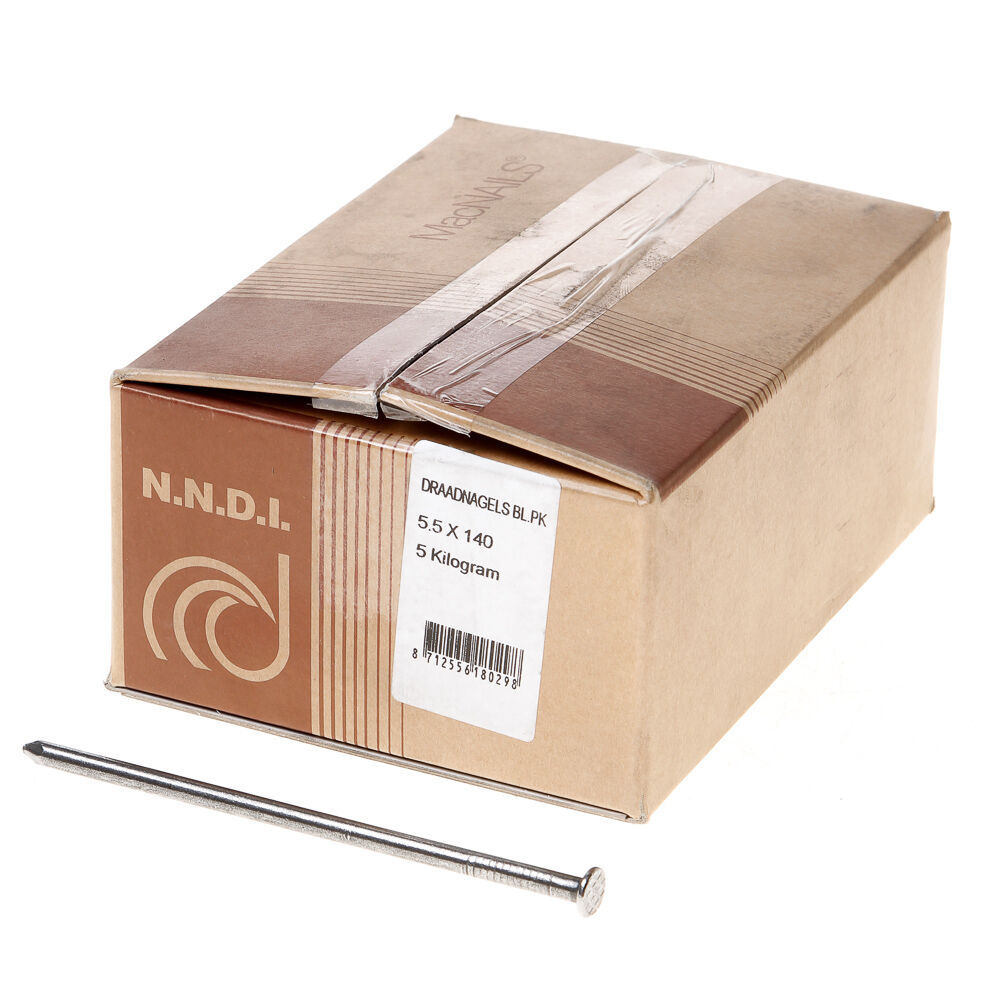 Draadnagel pk blank 5.5x140mm afbeelding