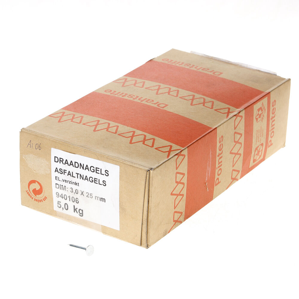 Asfaltnagel geg. 3.0x 25 afbeelding