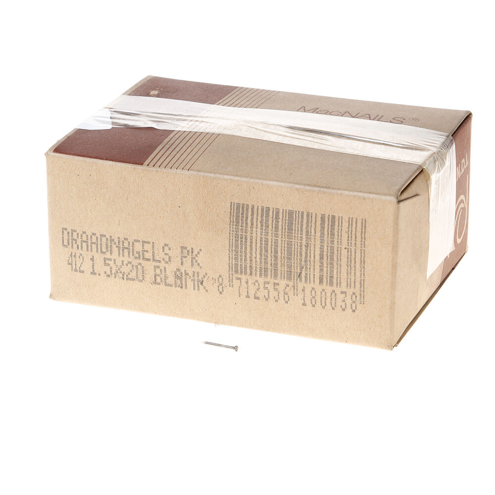 Draadnagel pk blank 1.5x 20mm afbeelding