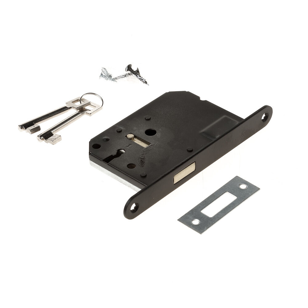 Woningbouw kastslot SL56 zwart dm.50+sl.pl afbeelding