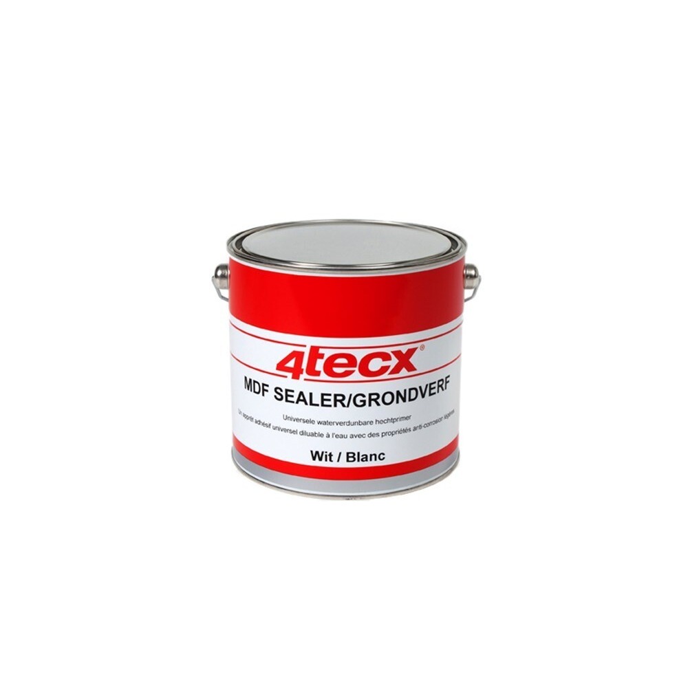 4tecx Grondverf MDF wit 2,5ltr
