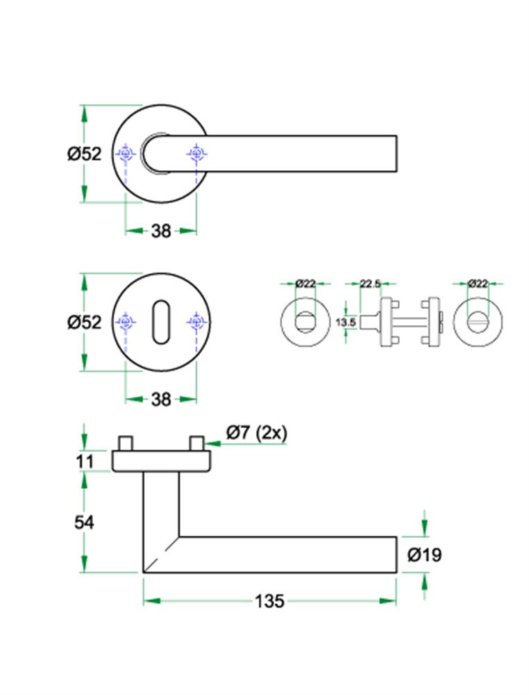 Krukgarn TIPO - rvs mat