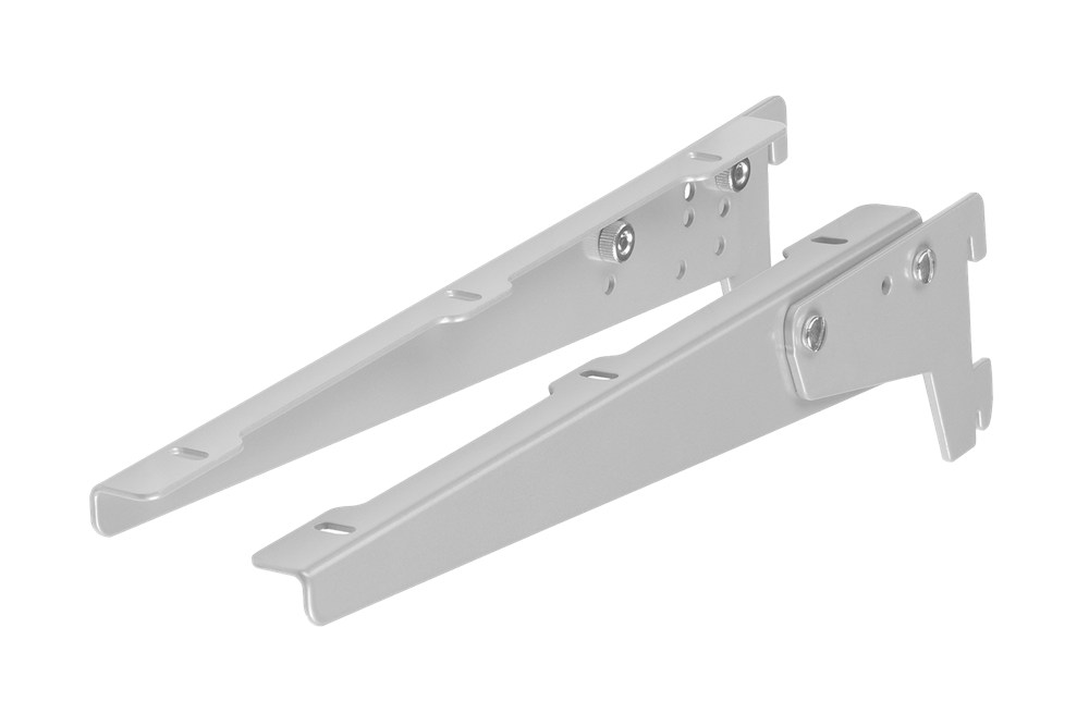 Drager verstelbaar / 250mm / wit gelakt