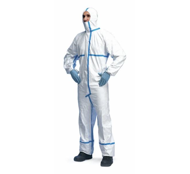 Wegwerpoverall TyvekÂ® 600 Plus maat XL wit PSA-categorie III DUPONT