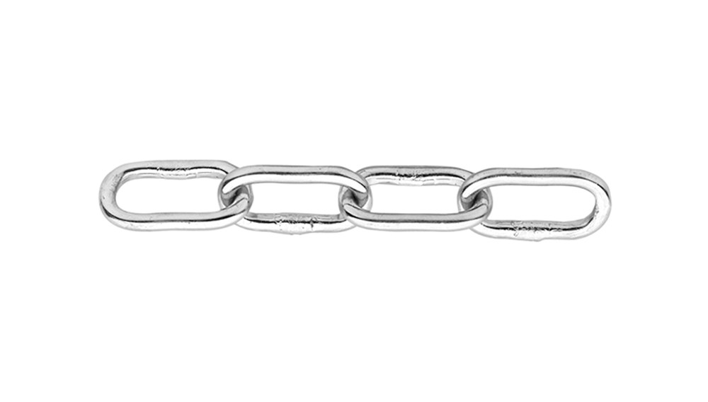Genovese ketting op bundel / DIN 5685A / 05 mm / thermisch verzinkt