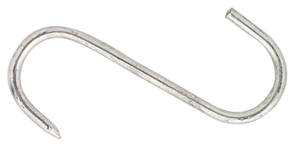 Vleeshaak / 4.4x100 mm / vertind / per stuk gelabeld
