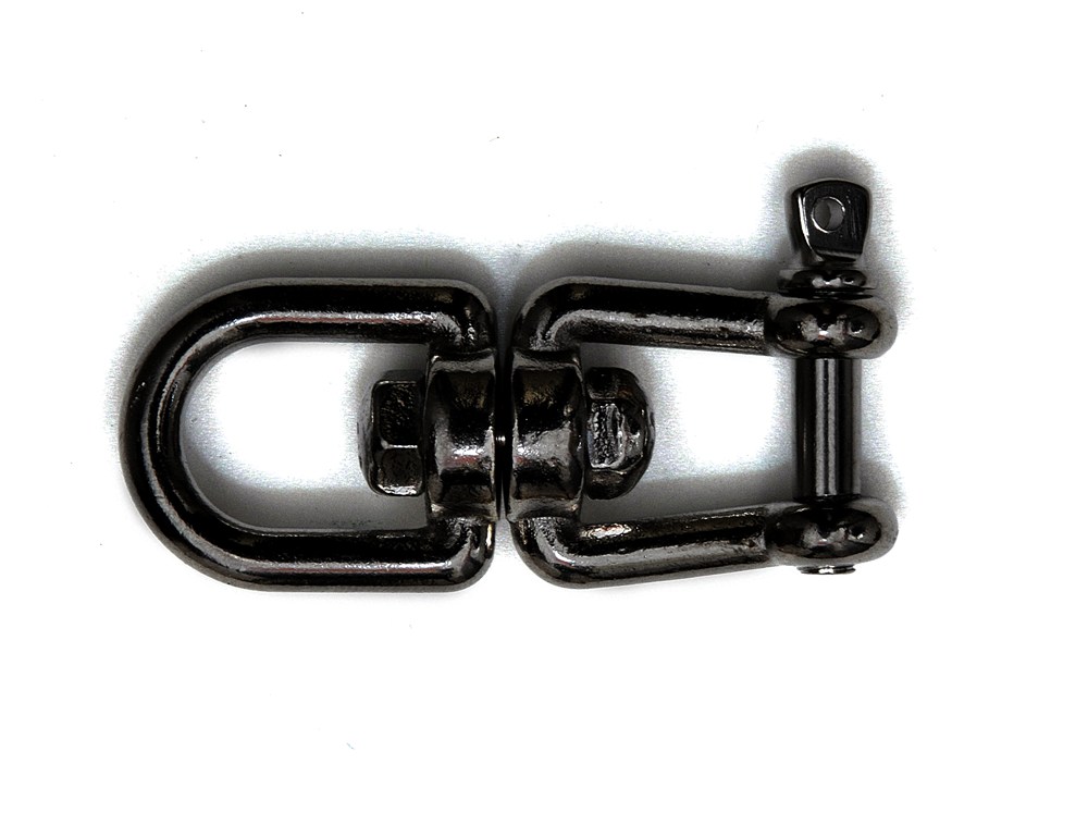 Wervel / Oog-Gaffel / 08 mm / RVS AISI 316