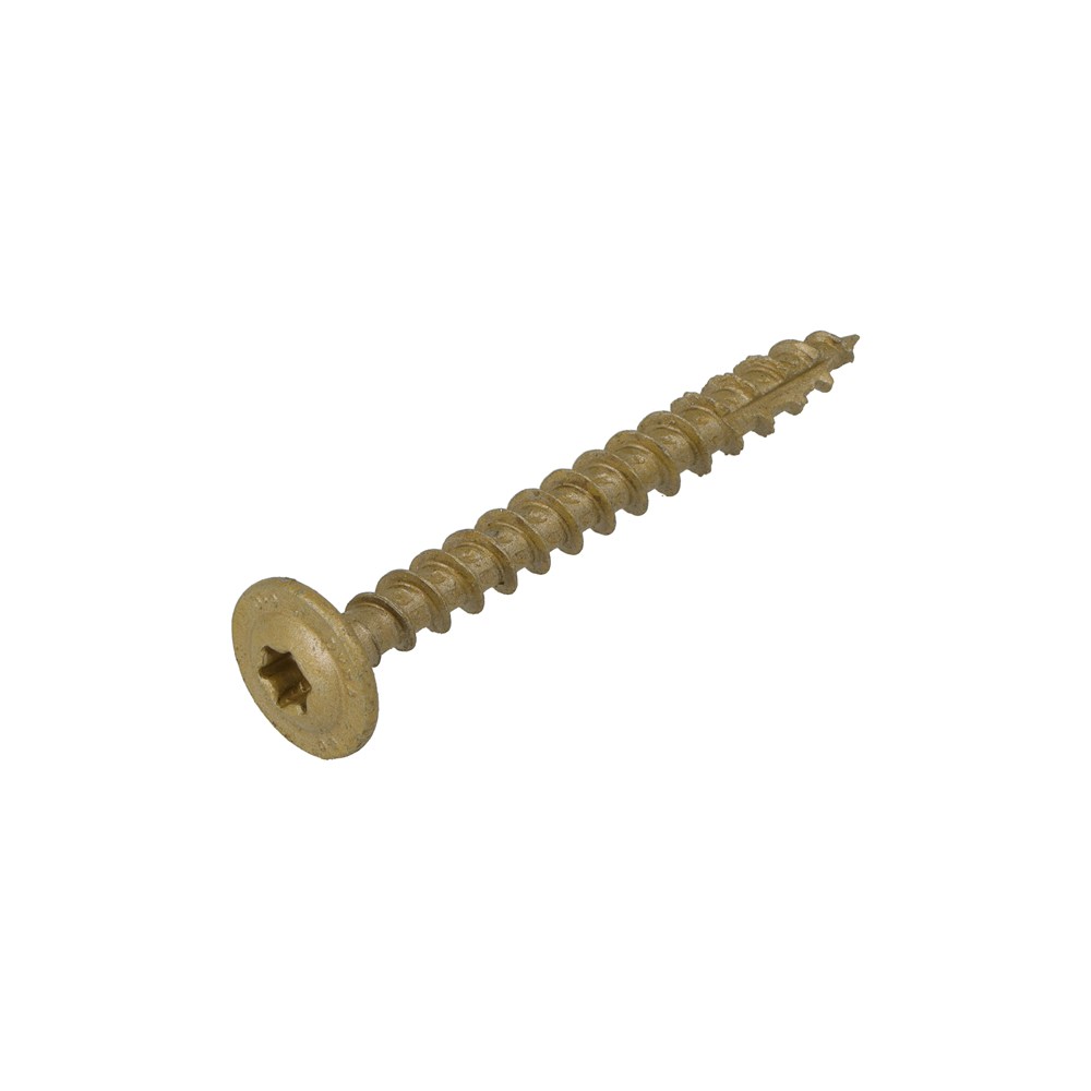 Dynaplus Houtbouwschroef Ar-Bronze Tk +Snijpu