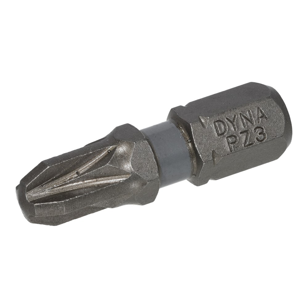 Dynaplus schroefbit 25mm pz-3 grijs (10)