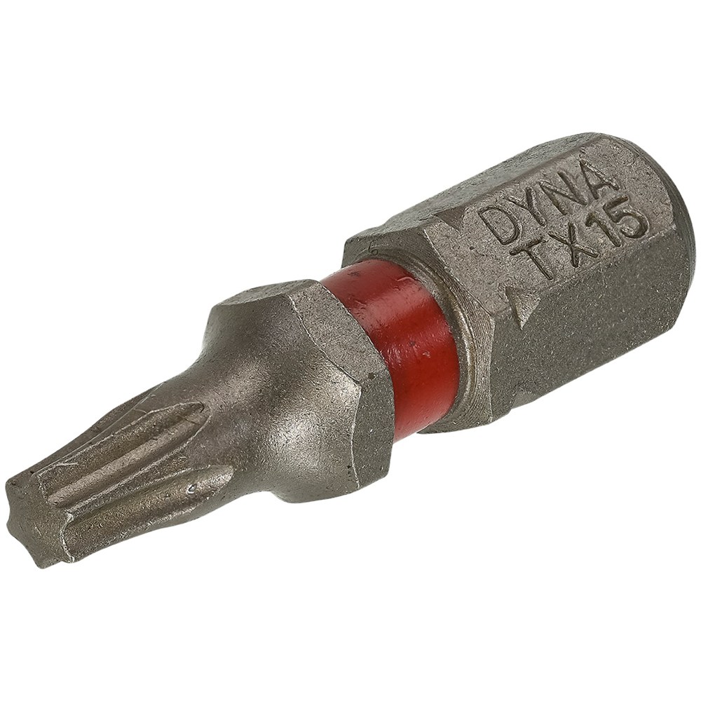 Dynaplus schroefbit 25mm tx-15 rood (10)